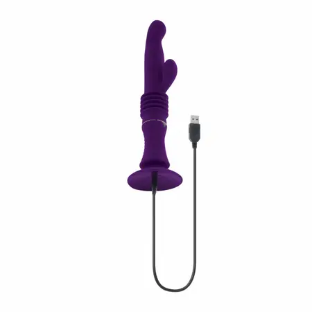 Playboy Hoppy Ending Intimate Machine Purple Thrusting Silicone 22 cm