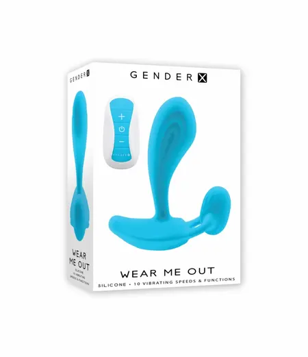 Evolved Novelties Wear Me Out Dual-Motor Wearable Model Turquoise