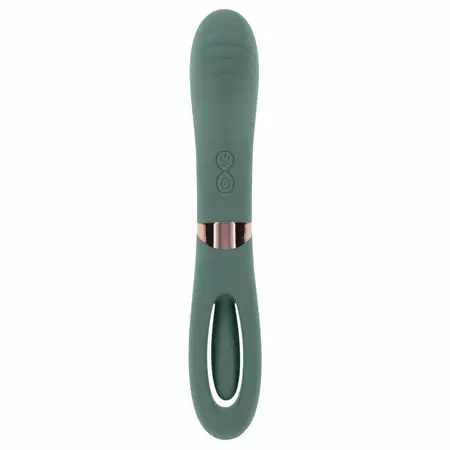 Evolved Novelties Chick Flick Dual-Ended Silicone Device Green