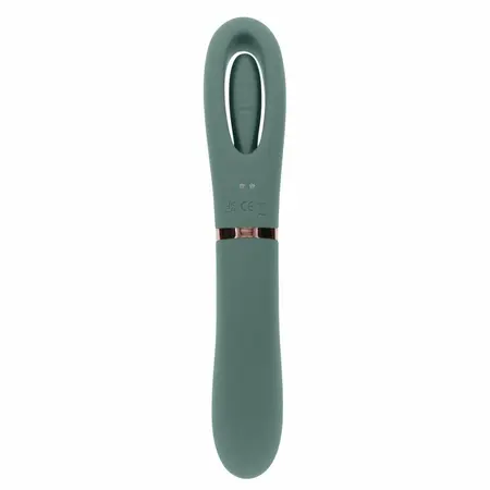 Evolved Novelties Chick Flick Dual-Ended Silicone Device Green