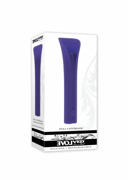 Evolved Novelties Full Coverage Vibrating Bullet Purple Flexible Design