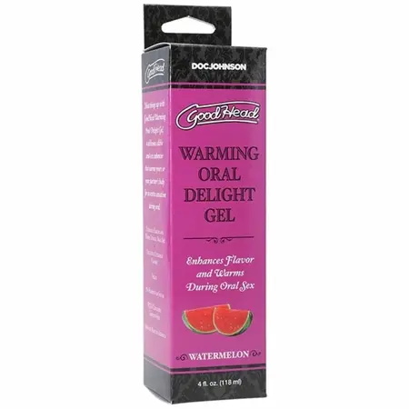 Doc Johnson GoodHead Warming Gel Watermelon 118ml - Edible Sensation Enhancer