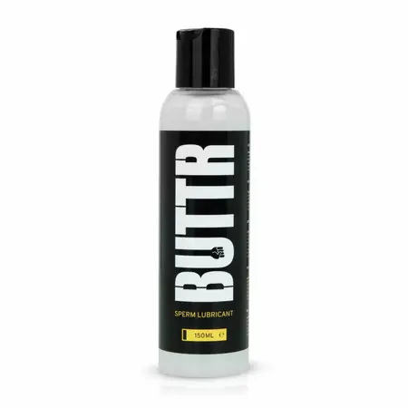 BUTTR Sperm White Water-Based Lubricant 150 ml - Neutral pH, Latex Safe