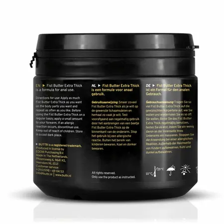 BUTTR Extra Thick Balm 500ml - Intensive Long-Lasting Formula