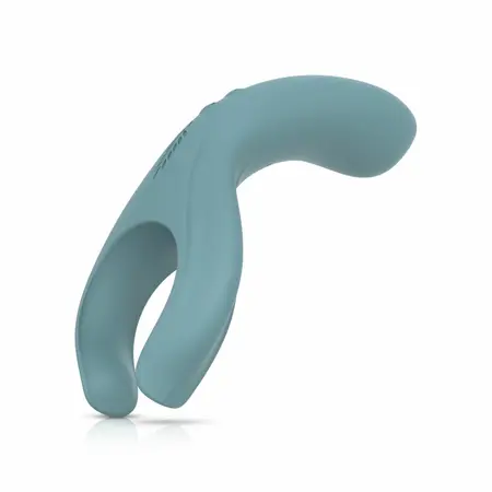 Bloom Peony Dual-Sided Couple Vibrator Green Silicone Waterproof