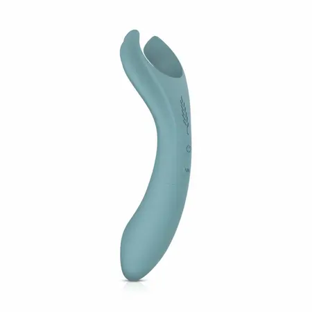 Bloom Peony Dual-Sided Couple Vibrator Green Silicone Waterproof
