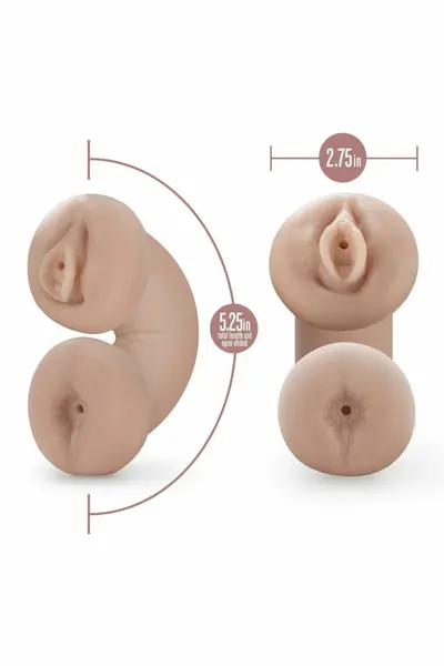 Blush Tasha Glow In The Dark Intimate Sleeve Beige X5® Plus 18 cm
