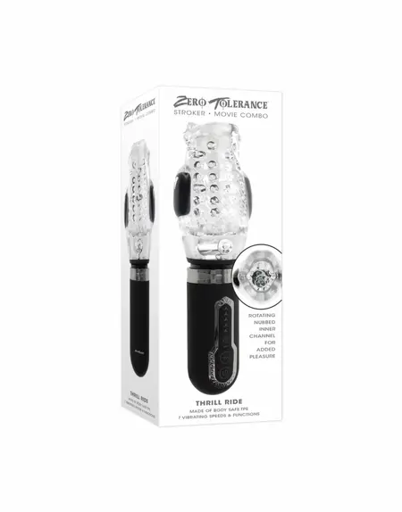 Evolved Novelties Thrill Ride Black Rotating & Thrusting Intimate Machine