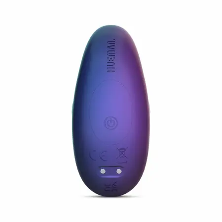 Hueman Galaxy Force Remote-Controlled Vibrating Beaded Plug Black