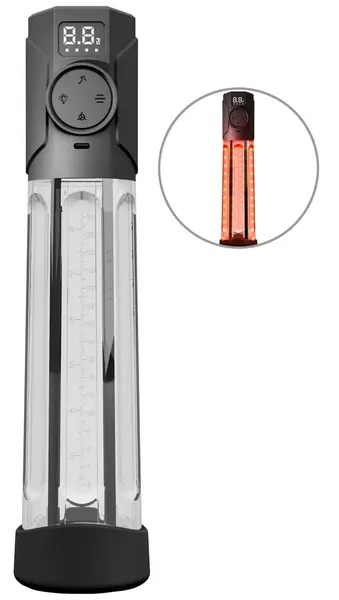 MrBoner Red Light Power Pump Vacuum Trainer with Infrared & LED Display