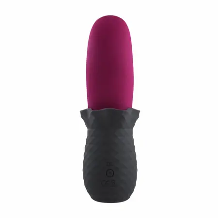 Evolved Tongue Teaser Silicone Vibrating Device Waterproof USB Pink