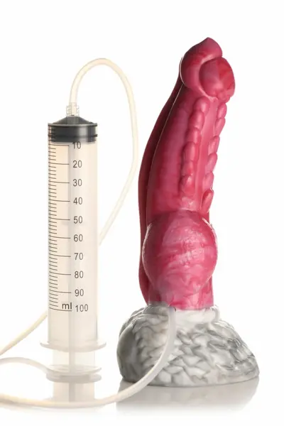 XR Brands Resurrector Phoenix Silicone Intimate Device Red/White 22cm