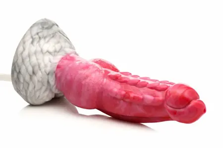 XR Brands Resurrector Phoenix Silicone Intimate Device Red/White 22cm