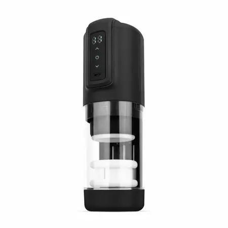 CRUIZR CX10 Intimate Machine with Thrust, Rotation & Vibration, Black