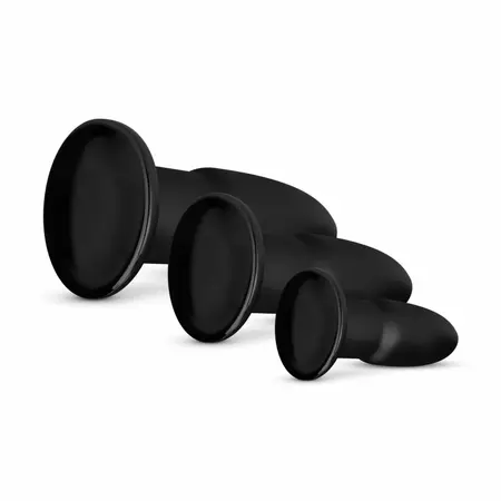 BUTTR Cluster Bombs Progressive Anal Plug Training Set 3 Sizes Black