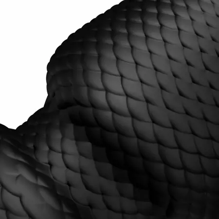 BUTTR Cold Blooded Scaled Anal Model Large 15.2 cm - Textured Surface