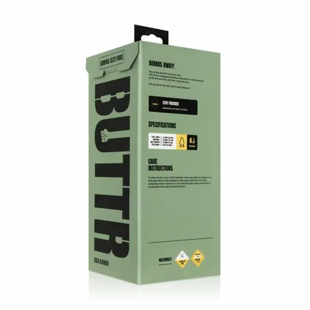 BUTTR Cold Blooded Scaled Anal Model Large 15.2 cm - Textured Surface