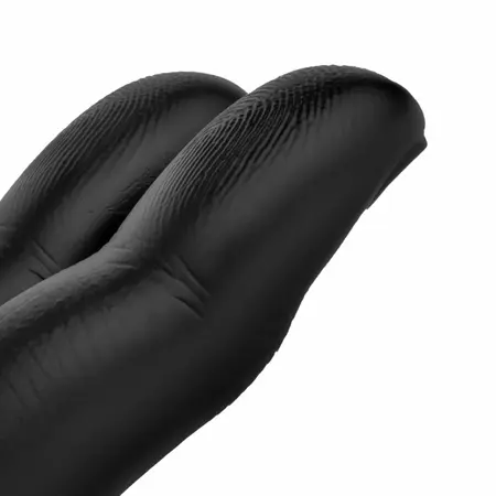 BUTTR Victory Double Finger Silicone Plug - Ergonomic Black Model