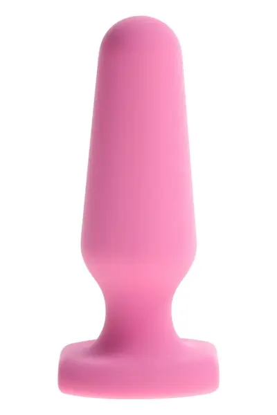 Petite Plug малък силиконов анален разширител, черен, 7,3 см