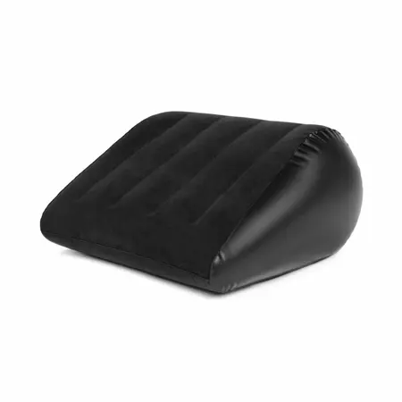 Bedroom Fantasies The Droplet Inflatable Support Cushion Black PVC