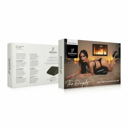 Bedroom Fantasies The Droplet Inflatable Support Cushion Black PVC