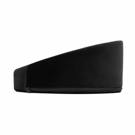 Bedroom Fantasies Heart-Shaped Positioning Pillow Black Soft Support