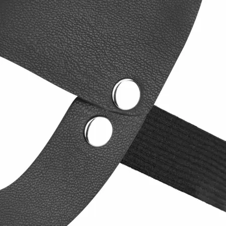 Bedroom Fantasies Bold Bunny Mask Black Adjustable Leather Accessory