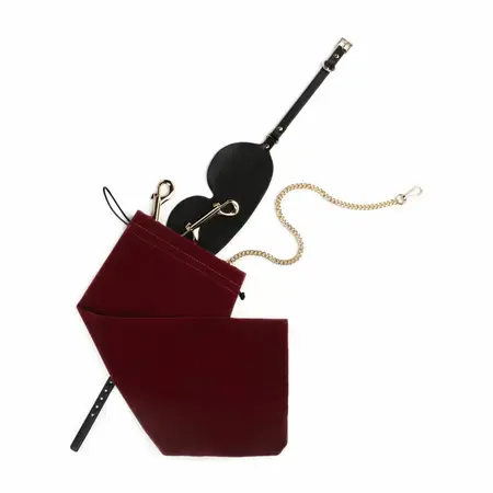 Bedroom Fantasies Bondage Set 13-Piece PU Leather Lockable Kit