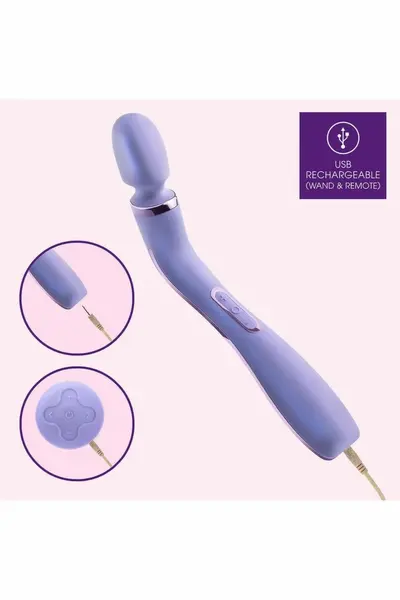 Wellness Eternal Wand Lavender - Flexible Silicone Massage Device