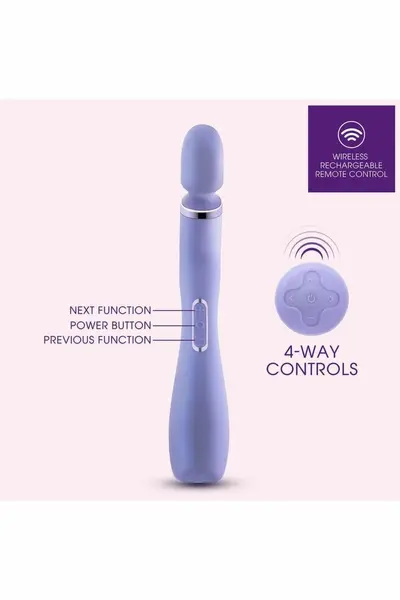 Wellness Eternal Wand Lavender - Flexible Silicone Massage Device