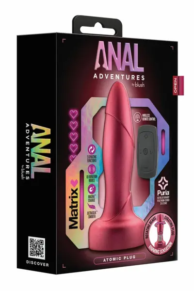 Blush Novelties Matrix Atomic Plug Remote-Controlled Martian Wine