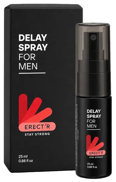 ERECTR Delay Spray 25 ml - Gentle Sensitivity Control Formula