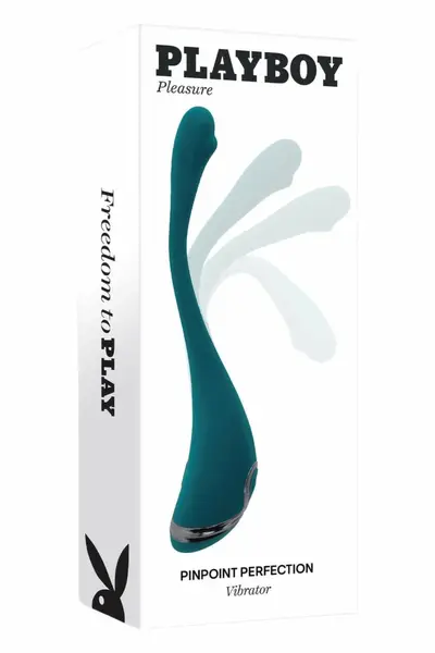 PLAYBOY Pinpoint Perfection Flexible Precision Vibrator 9 Modes Pink