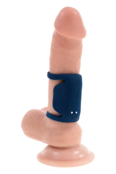 PLAYBOY Jet Pack Dual-Ring Intimate Vibrating System Silicone Black