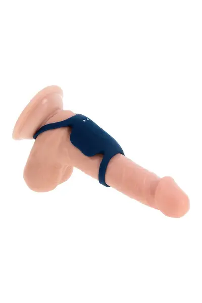 PLAYBOY Jet Pack Dual-Ring Intimate Vibrating System Silicone Black