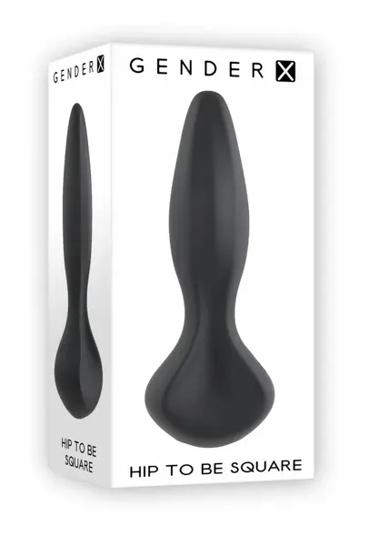 Evolved Hip To Be Square Rechargeable Anal Model - 10 Modes, Black