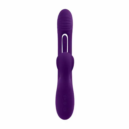 Evolved The Thrill Rechargeable Silicone Massager Purple, 14 Modes