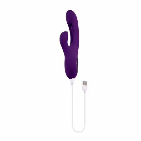 Evolved The Thrill Rechargeable Silicone Massager Purple, 14 Modes