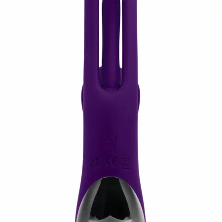 Evolved The Thrill Rechargeable Silicone Massager Purple, 14 Modes