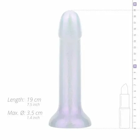 Dream Toys Mermaid Glitter Intimate Machine 19 cm - Flexible Jelly Model