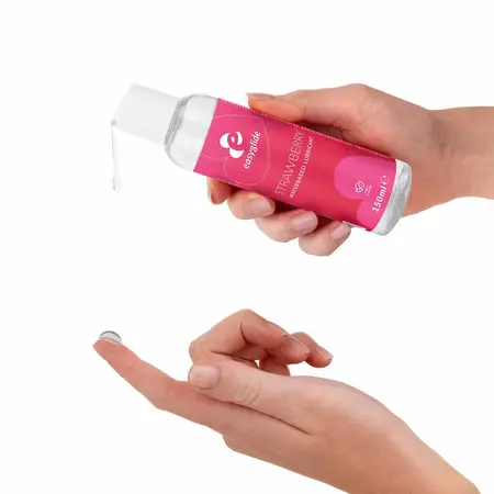 EasyGlide Strawberry Water-Based Lubricant 150ml - Flavoured Formula