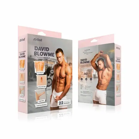 AirDoll David надуваема кукла в естествен ръст, 22 см