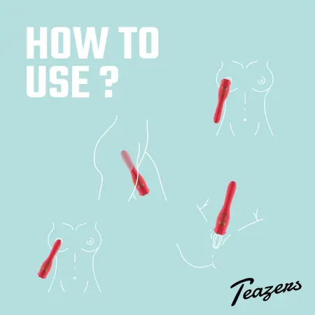 Teazers Dual-Action Intimate Device with Licking Function, Pink