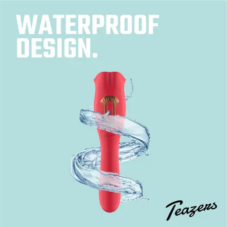 Teazers Dual-Action Intimate Device with Licking Function, Pink