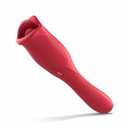 Teazers Dual-Action Intimate Device with Licking Function, Pink
