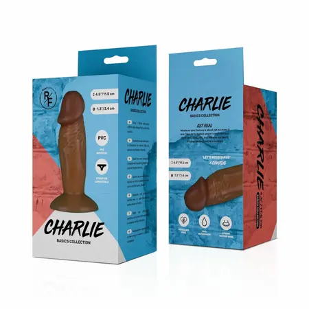 Real Fantasy Charlie Model Intimate Plug with Suction Base 11.5 cm Beige