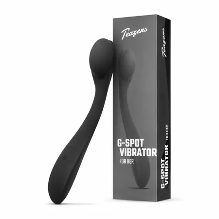Teazers Flexible Curve Intimate Massager Waterproof 5 Modes Purple