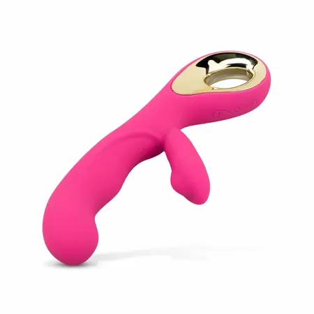 FeelzToys Tarzan Dual-Action Silicone Vibrator Pink USB Rechargeable
