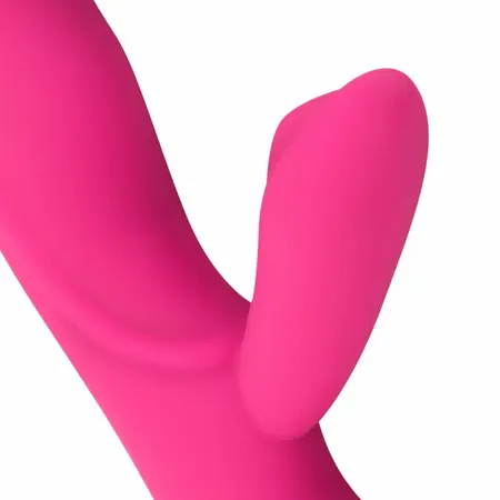 FeelzToys Tarzan Dual-Action Silicone Vibrator Pink USB Rechargeable