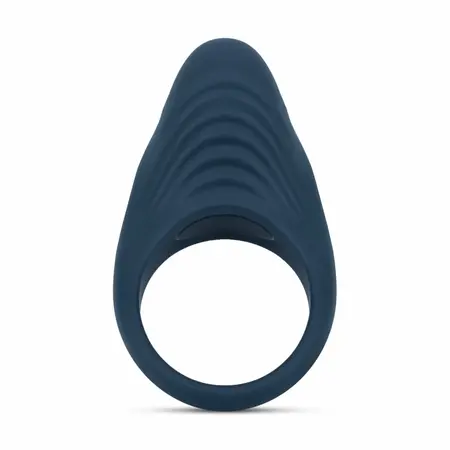 Boners Vibrating Ring with 10-Mode Stimulation System, Black, Flexible